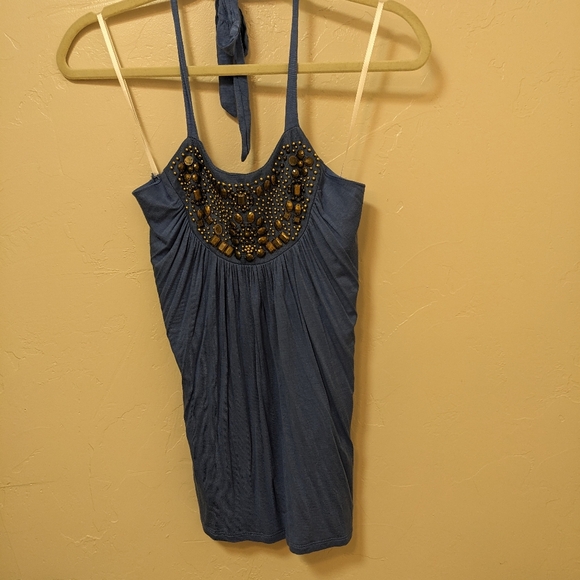 BCX small blue halter top - Picture 2 of 12
